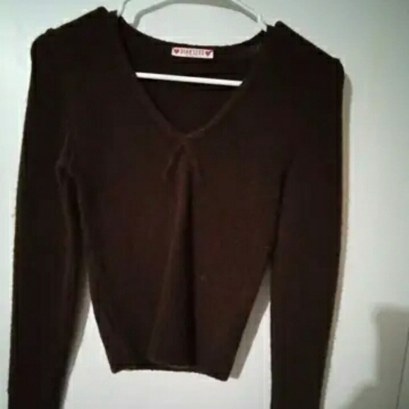Gorgeous Vintage "Diabless" Chocolate Sweater T1 - small - Picture 2 of 4